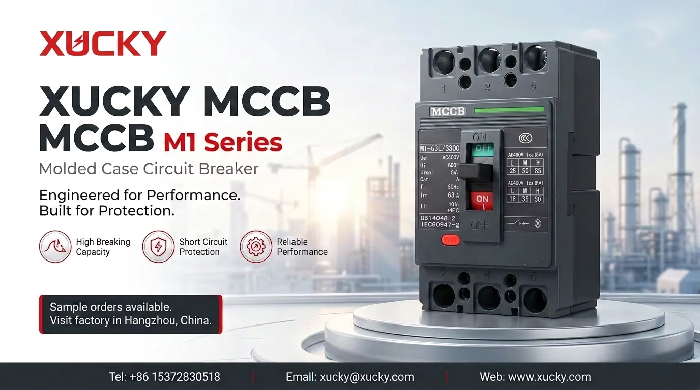 ​Präzision trifft auf Leistung: Vorstellung des XUCKY M1-63L MCCB.